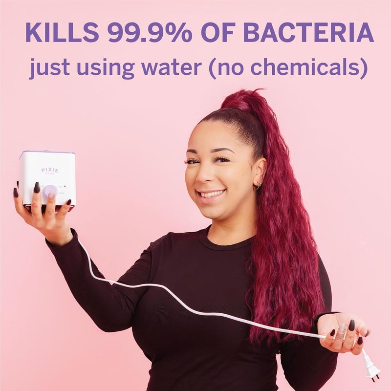 Pixie Cup Pixie Menstrual Cup & Disc Boiler Sterilizer - Easily Clean Your Period Cup in Boiling Water! Kills 99.9% of Germs with Cleaner Solution for Feminine Care - FSA Eligible and HSA Eligible - Image 2